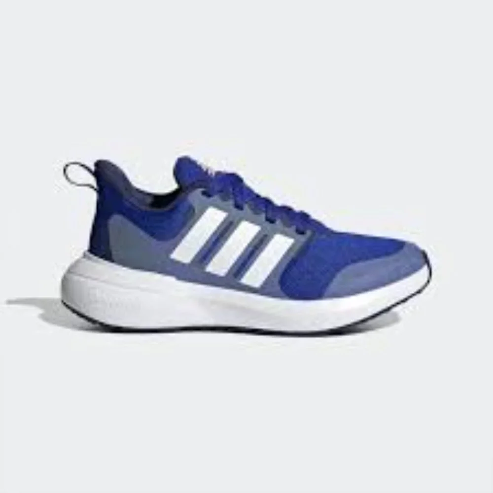 Adidas Boy's Blue Fort Run 2.0 Cloudfoam HP5439 Casual Running Shoes‎ Size 4